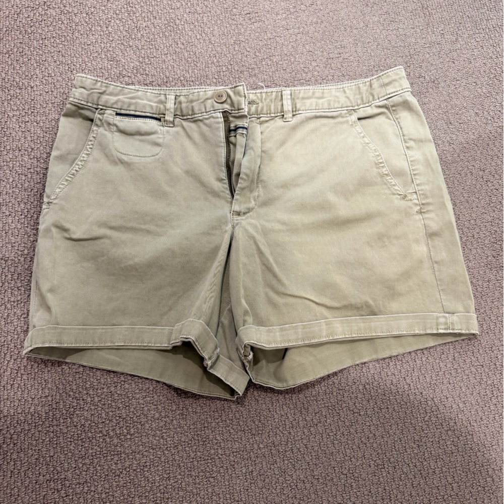 Anthropologie Khaki Cargo Shorts